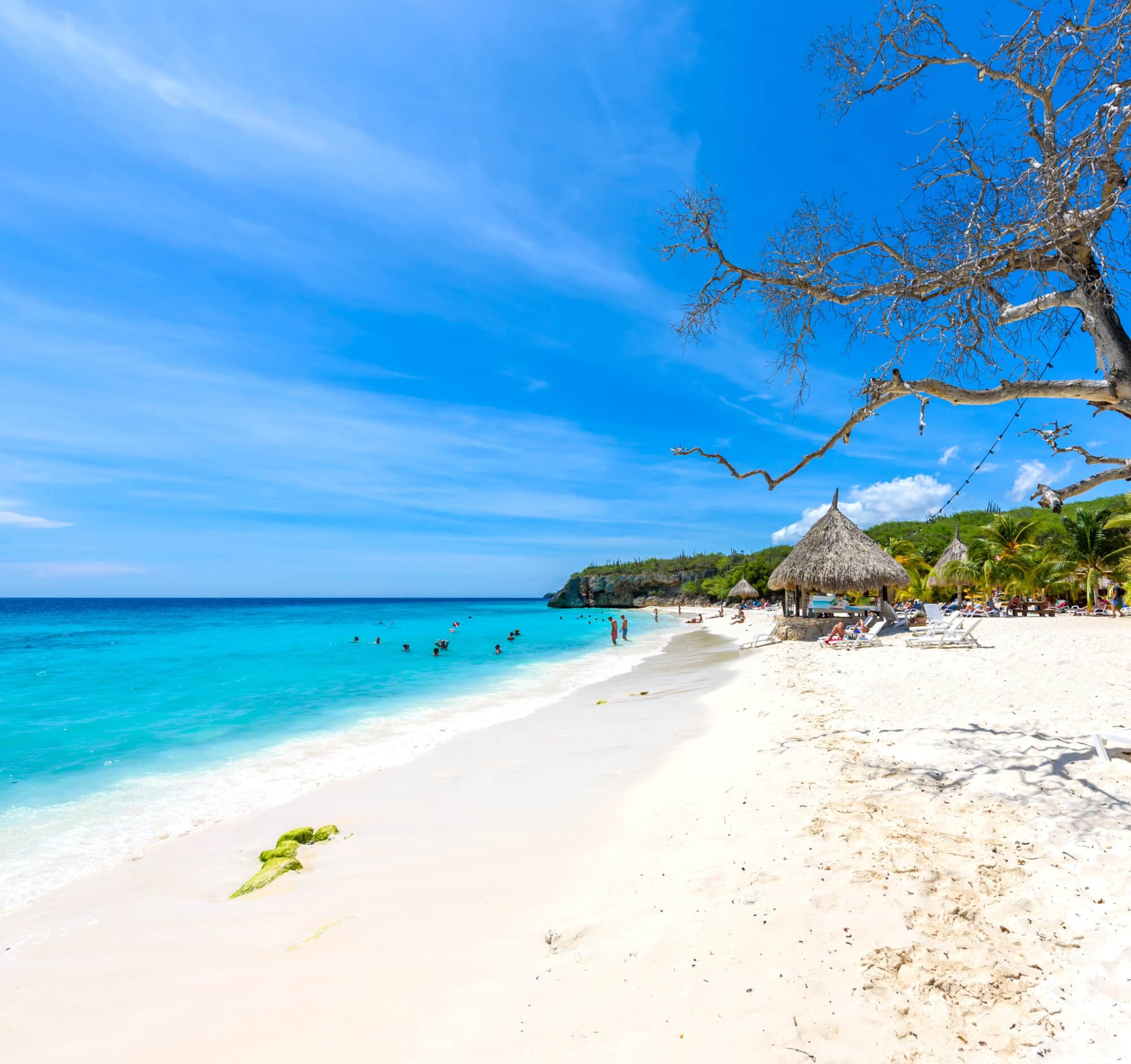 Cas Abao Beach and the Caribbean Sea