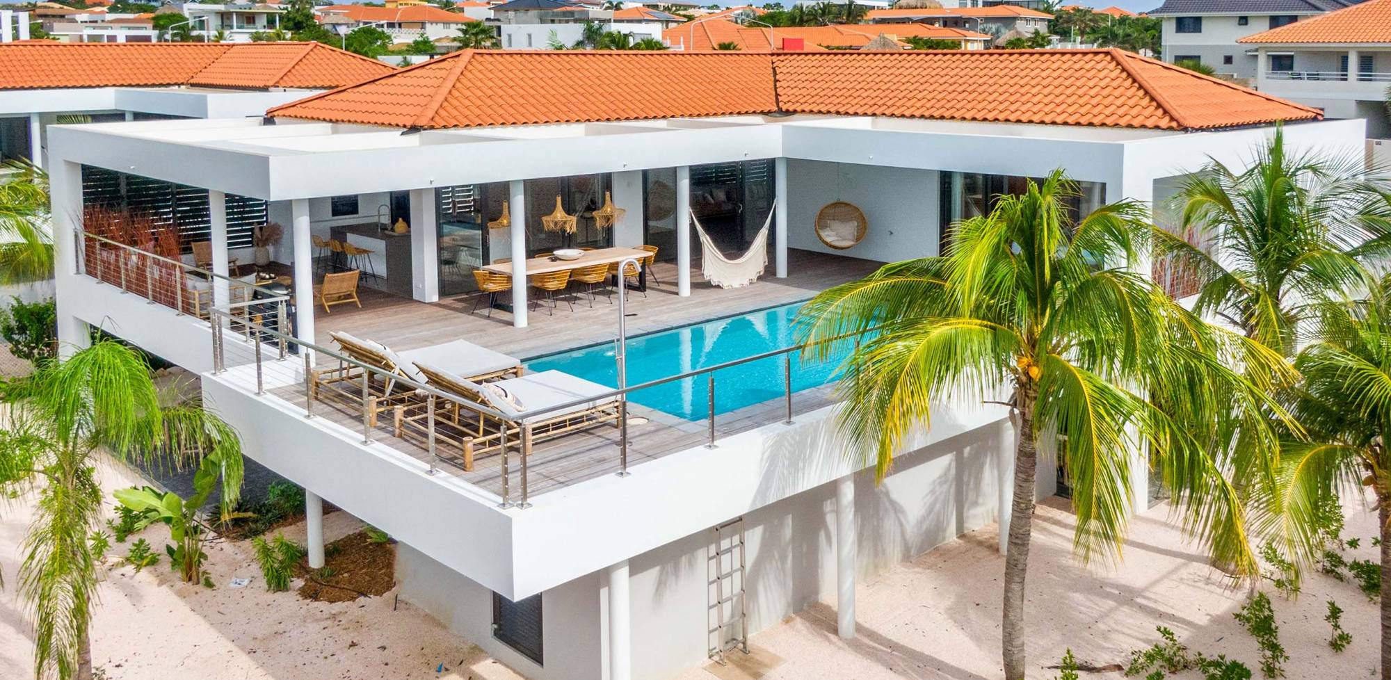 The Villas Curacao | Aerial of Villa